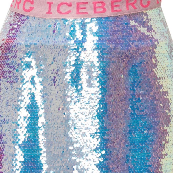 New ICEBERG Shimmering Sequin Midi Skirt - new with tags - EU 40 (Size 6) - Picture 4 of 11